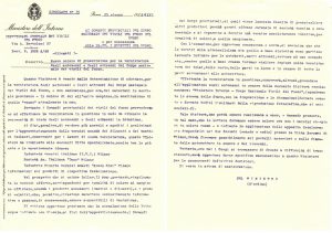 La letra circular n. 15 del Ministerio del Interior de 1938